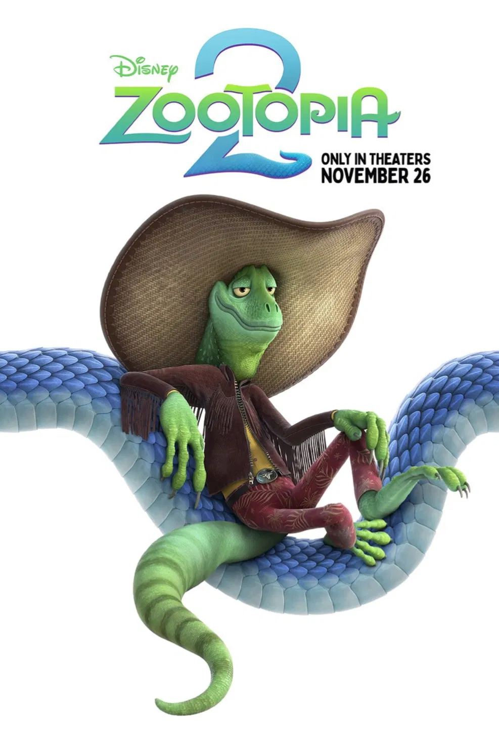 疯狂动物城2官方宣传图 - 网页版PS在线编辑预览